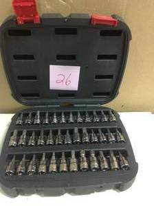 Husky 38 in. Drive Master Bit Socket Set (37-Piece) in good condition
