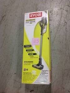 RYOBI 18-Volt ONE Lithium-Ion Cordless Stick Vacuum Cleaner in good condition
