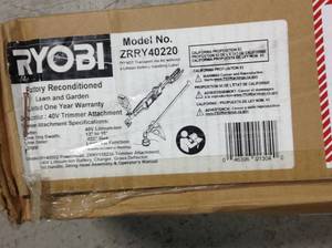Reconditioned 40-Volt X Lithium-Ion Attachment Capable Cordless String Trimmer