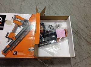 Ridgid 21-Degree 3-12 in. Round Head Framing Nailer not used
