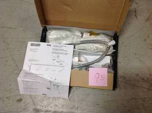 Delta Rila 35774LF-SP Two Handle Widespread Faucet Spotshield Brushed Nickel in good condition