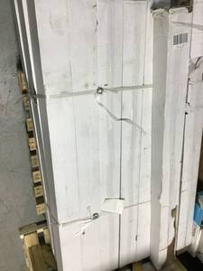 lot 4 image: PALLET OF 22 CASES HOME DECORS COLLECTION Wire Brushed Strand Woven Sand 12 in. T x 5-18 in. W x 72-78 in. L Solid Bamboo Flooring (25.88 sq. ft.  case)