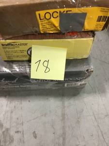 lot 18 image: PALLET WITH 3 CASES OF MIXED FLOORING. (SEE PICTURES)