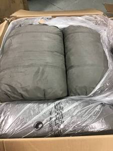 lot 22 image: PALLET WITH MERAX Gray PU Heating Massage Recliner with 8-Vibration Motors (NOT USED)