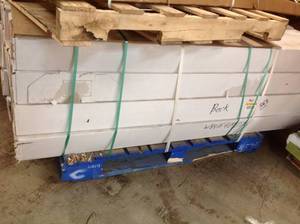 lot 27 image: PALLET WITH 23 CASES OF HOME DECORS COLLECTION Wire Brushed Strand Woven Sand 12 in. T x 5-18 in. W x 72-78 in. L Solid Bamboo Flooring (25.88 sq. ft.  case)
