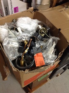 lot 48 image: MIXED PALLET WITH ASSORTED OUTDOOR TOOLS & GRILL AND MORE  Salvage for parts or repair SEE PICTURES