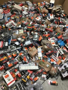 lot 60 image: Gaylord Full of Door Hardware , assorted styles and conditions, some in like new condition some missing pcs review pictures