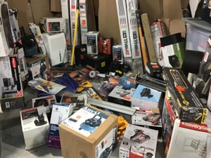 Pallet of Assorted Tools, General Merchandise and more customer returns please review pictures