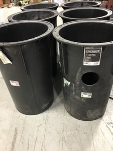 Pallet whit Everbilt 18 in. x 30 in. Sewage Pump Basin