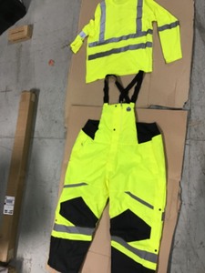 Ergodyne GloWear 5XL Lime Class E Insulated Bib Overall  in good conditions