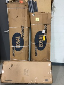 Lot of Edsal Shelving unit and more costumer returns