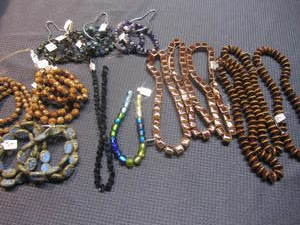 Pottery Beads, Faceted Rounds