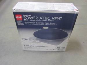 lot 809 image: Master Flow 1250 CFM Mill Power Roof Mount Attic Fan ERV5