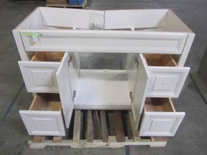 lot 200 image: Home Decorators Collection Brinkhill 48.11 in. Vanity Cabinet Only in Cream BWSD4821-CR