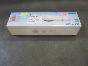 lot 835 image: Kichler Ebson 1-Light 24.02-in Chrome Cylinder LED Vanity Light 37424