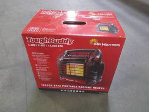 lot 837 image: Mr. Heater 18000-BTU Portable Radiant Propane Heater MH18B