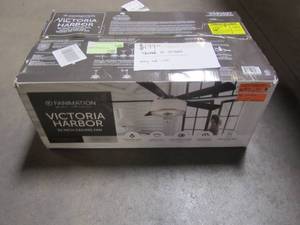 lot 851 image: Fanimation Studio Collection Victoria Harbor 52-in Polished chrome Indoor Downrod Mount Ceiling Fan LP8242SLCH