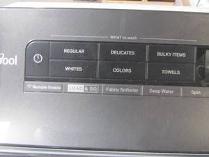 lot 313 image: Whirlpool Smart 4.8-cu ft High Efficiency Top-Load Washer (White) WTW6120HW