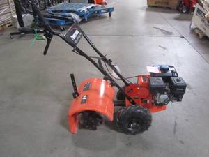 lot 8 image: Powermate 18 in. 212 cc Gas 4-Cycle Rear Tine Tiller PRTT212