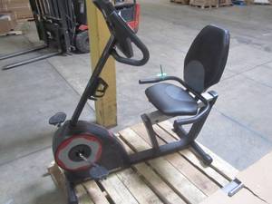 lot 419 image: ProForm 235 CSX Recumbent Exercise Bike with 18 Workout Programs PFEX52715