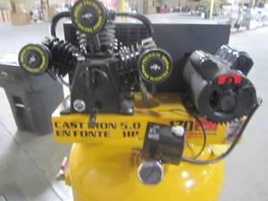 lot 14 image: Maxair Premium Industrial 80-Gal. 5 HP Single Stage Vertical Air Compressor C5180V1-MAP