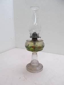 Vintage Eagle oil lamp