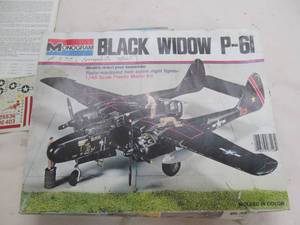 Monogram Black widow P-61model