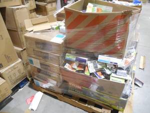 WHOLESALE PALLET LOT OF ELECTRICAL COMPONENTS.