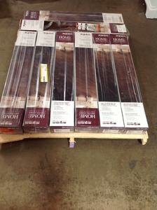 6 CS OF HOME DECOR COLLECTION Wire Brushed Strand Woven Cocoa Bean 38 in. T x 5-15 in. W x 36.02 in. L Engineered Click Bamboo Flooring