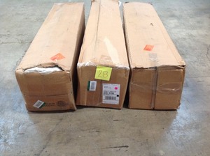PALLET OF BACKYARD X-SCAPES 4 ft. H x 8 ft. W x 1 in. D Natural Rolled Bamboo Fence NOT USED