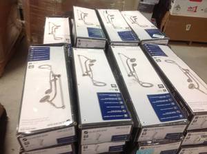PALLET WHIT GLACIER BAY 6-SPRAY SHOWERHEAD ASSORTED STYLES ORIGINAL COSTUMER RETURNS