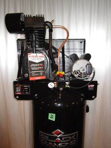 lot 2 image: Black Diamond 60 Gallon Air Compressor