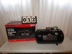 lot 12 image: Black Diamond Portable 10 Gallon  Air Tank