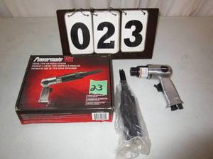 lot 23 image: Powsermate VX Pistol Type Air Needle Scaler