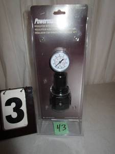 lot 43 image: Powermate PX Regulator with Gauge