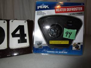 lot 94 image: Peak Heater Defroster