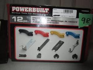 lot 98 image: Powerbuilt 12 pc Disconnect Kit