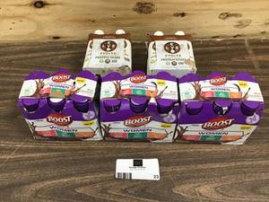 Mixed Lot Of 3 Boost Women Vitamin Drink, 2 Evolve Plant Based Protein Shake