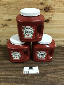 Lot Of 3 114oz. Heinz Tomato Ketchup