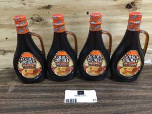 Lot Of 4 Golden Griddle Original Syrup