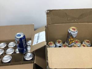 Mixed Lot 12 Mountain Dew KickStart Blueberry Pomegranite, 20 Rockstar Sugar Free