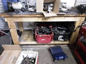 6 X 3 Heavy Duty Work Bench Only (No Contents)