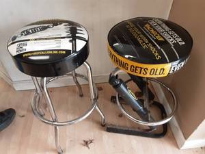 2-Customer Stools For Check In Or 