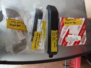 Toyota Corolla Grab Bar, Hyundai Accent Bumper Bracket, F-150 Door Access Plate, Toyota Prius Black Out Tape