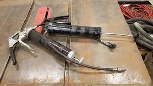 lot 21 image: (2) Pistol Grip Grease Guns
