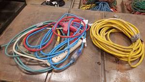 lot 32 image: Assorted Extension Cords  Triple Taps and More