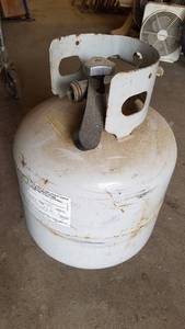 lot 46 image: Partial 20 Gallon Propane Tank