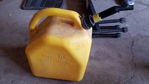lot 48 image: 5 Gallon Diesel Can w Approx. 4 Gallons of Diesel Fuel