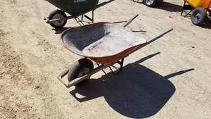 lot 103 image: Steel Box Wheelbarrow