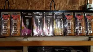 lot 74 image: (9) Packages 500W Halogen 120V Bulbs